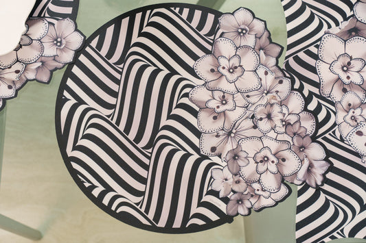 Placemats Set of 6 Midnight Illusion