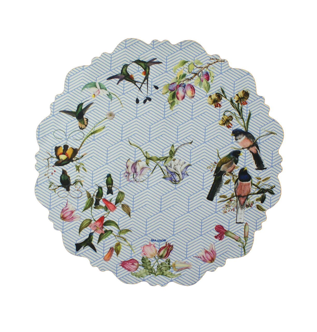 Placemat Set of 6 Vintage Garden