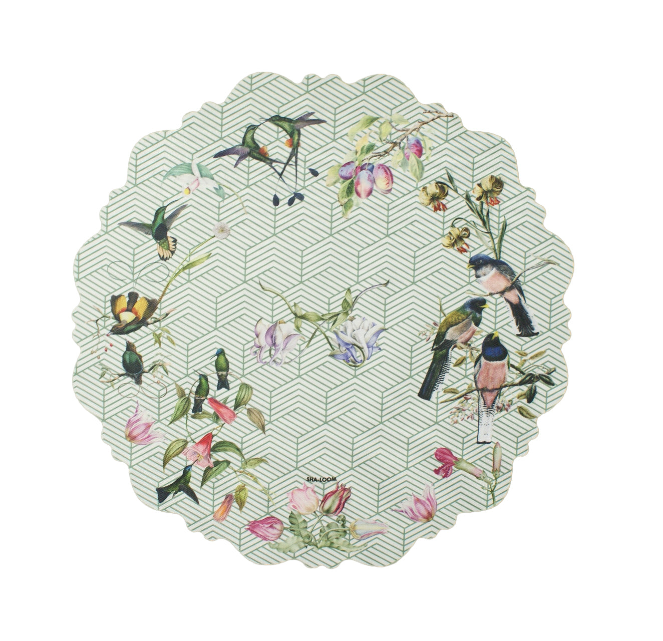 Placemat Set of 6 Vintage Garden