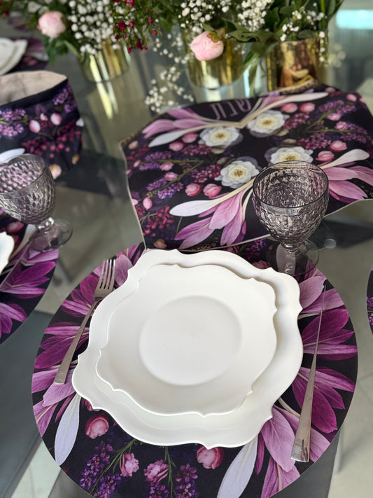 Placemats Set of 6 Aurora Floral