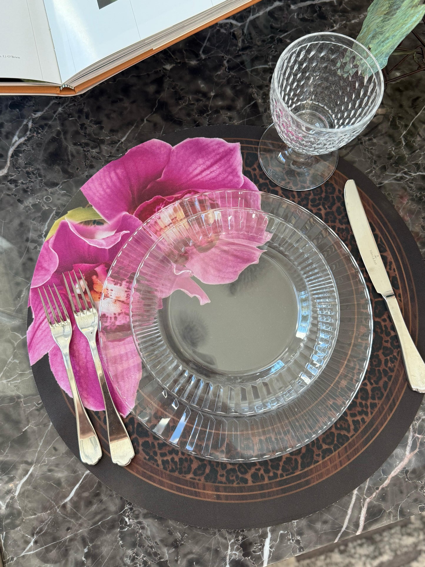 Placemats Set of 6 Flora and Fauna