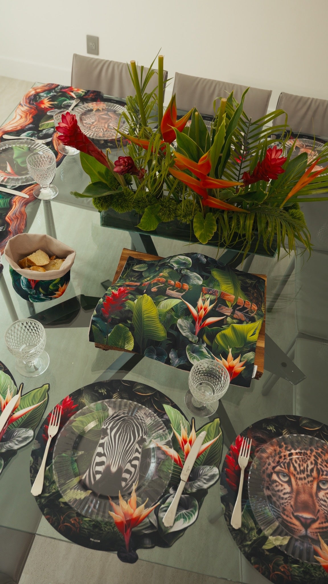 Placemats Set of 6 Wild Tropics