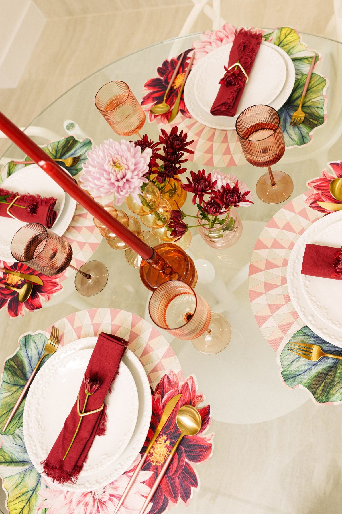 Placemats Set of 6 Tropical Geometry