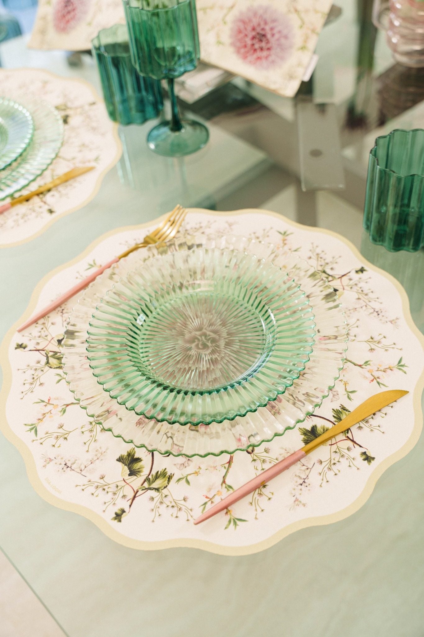 Placemats Set of 6 Blush Garden