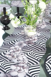 Table Runner Midnight Illusion