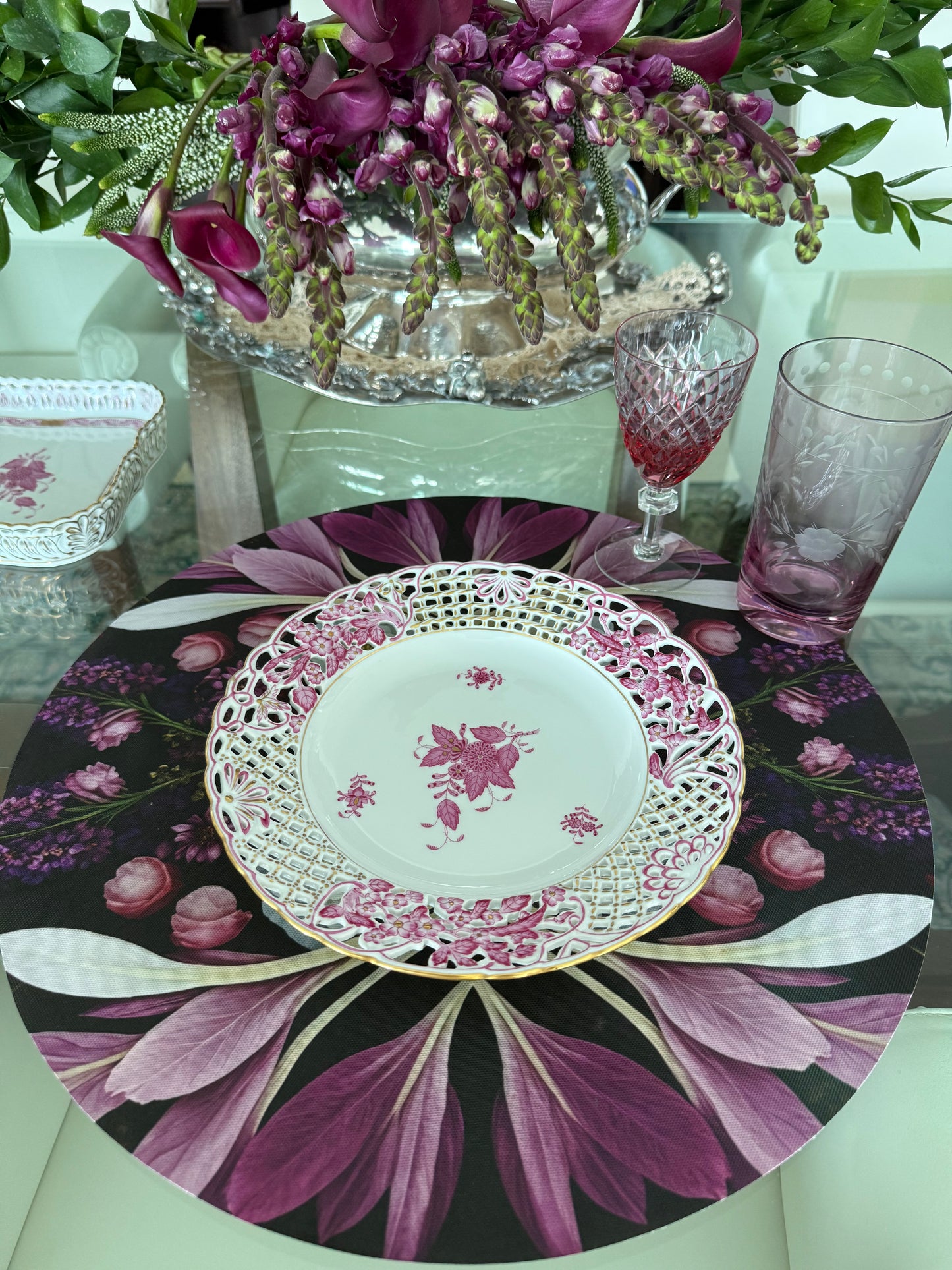 Placemats Set of 6 Aurora Floral