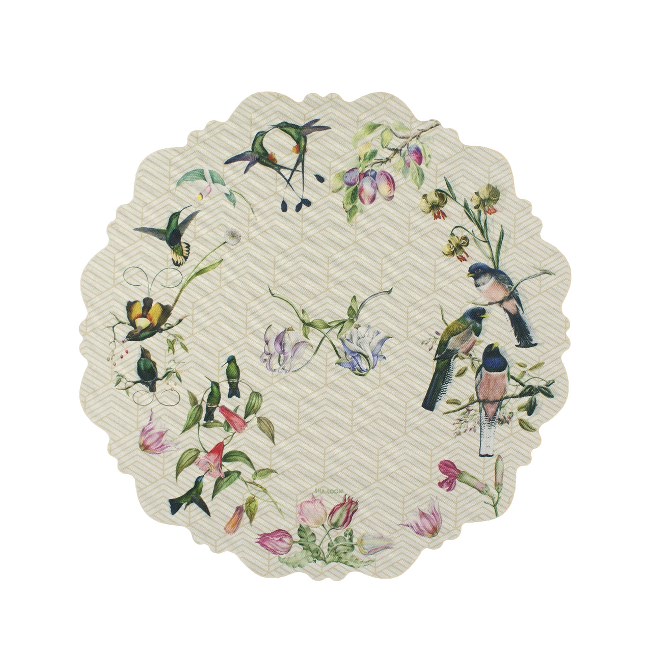 Placemat Set of 6 Vintage Garden