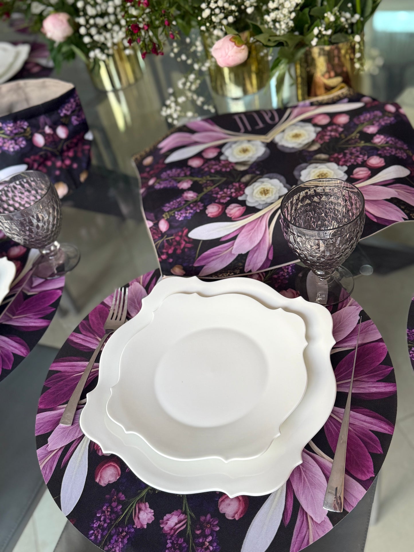 Placemats Set of 6 Aurora Floral