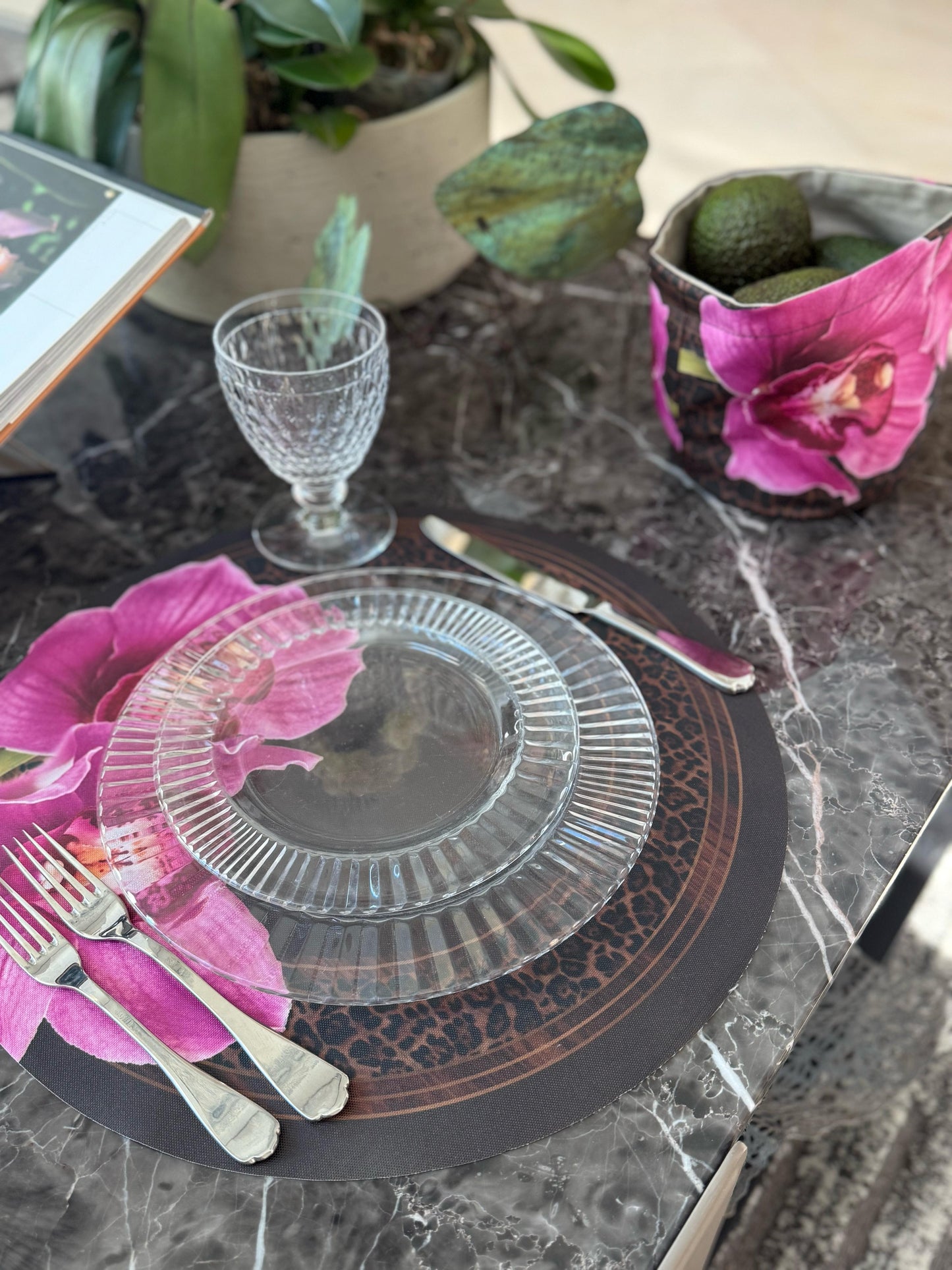 Placemats Set of 6 Flora and Fauna
